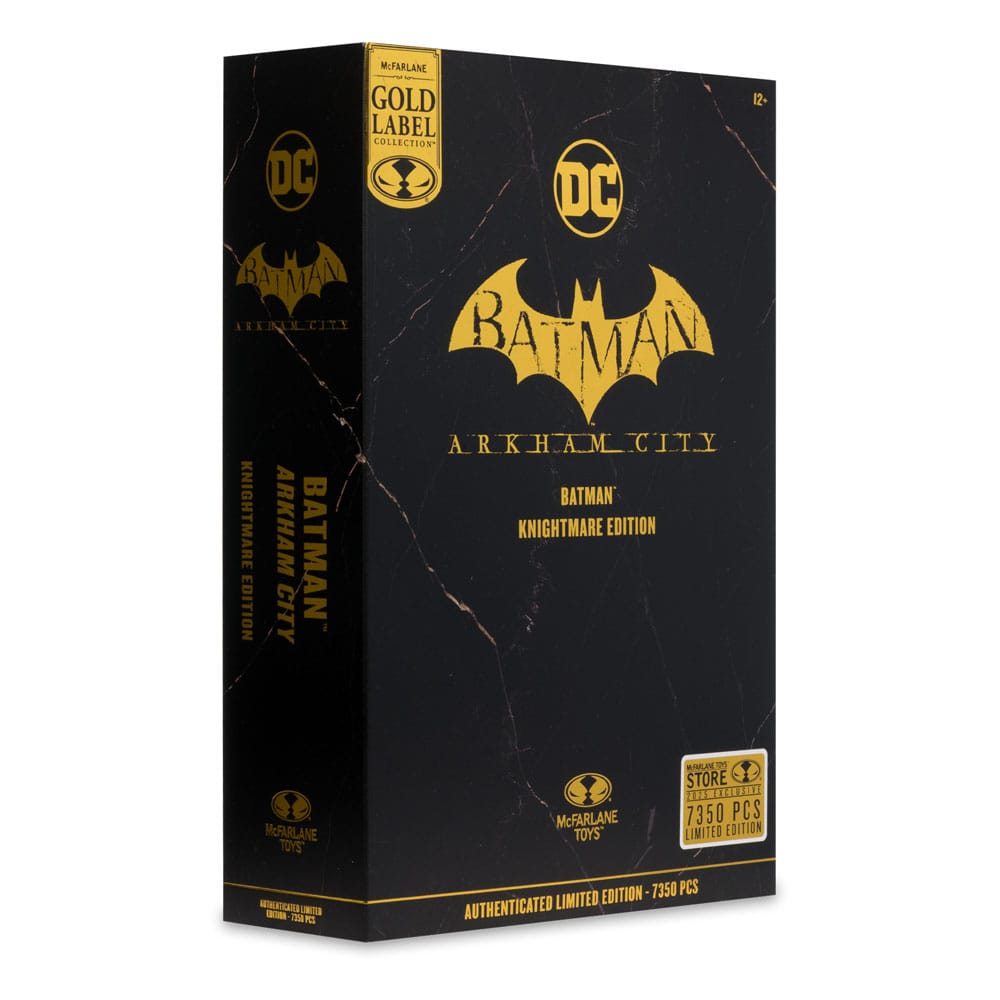 DC Multiverse 7in Batman Arkham City Knightmare Gold Label - M 6