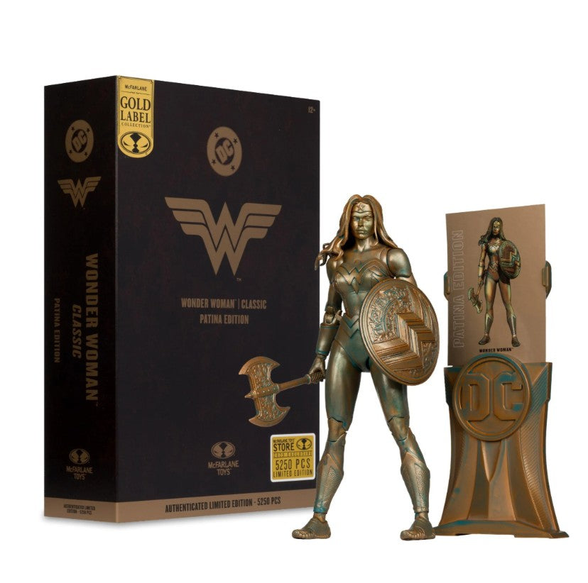 DC Multiverse 7in Wonder Woman Classic Patina Gold Label - M 1