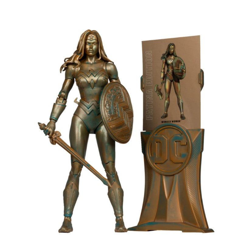 DC Multiverse 7in Wonder Woman Classic Patina Gold Label - M 2