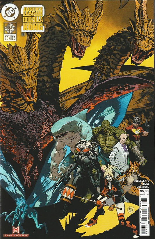 2025 - Liga de la Justicia vs. Godzilla vs. Kong 2 #1 Var. B - M - ING