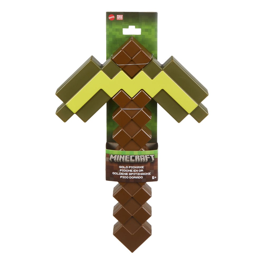 Minecraft Roleplay Replica Gold Pickaxe - M 3