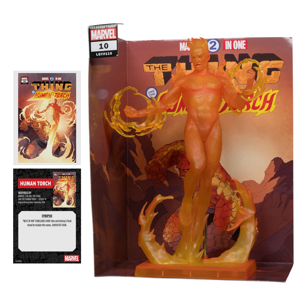 Marvel Collection PVC Statue 1/6 Human Torch 29cm - M 4
