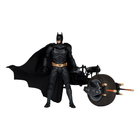 The Dark Knight Action Figure Vehicle Batman & The Batpod 18cm - M 1