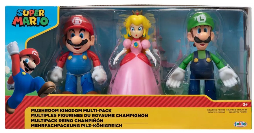 Super Mario Super Mario 4 3 pack Mushroom Kingdom Diorama Set - M 1