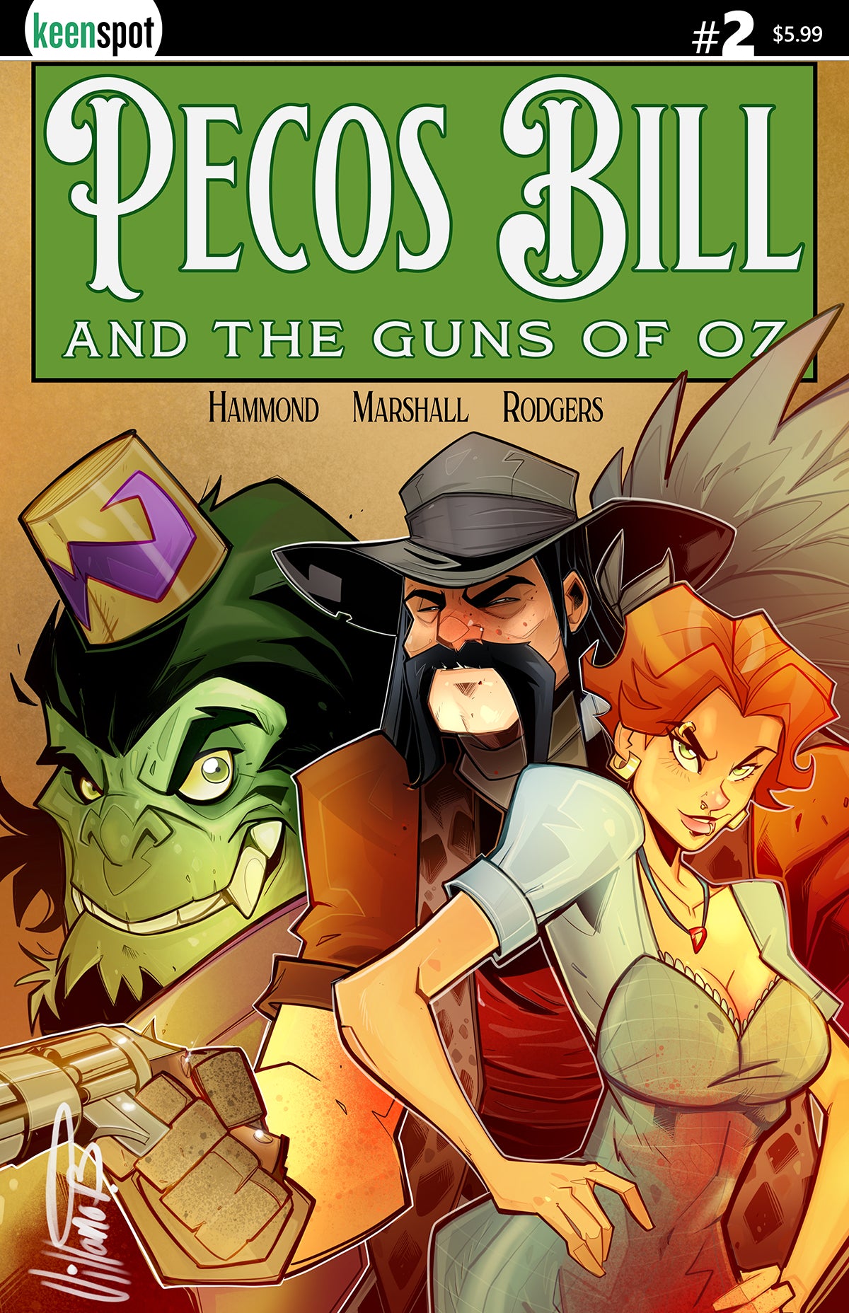 2025 - Pecos Bill & The Guns Of Oz #2 Cvr B Villano Var - M - ENG 1