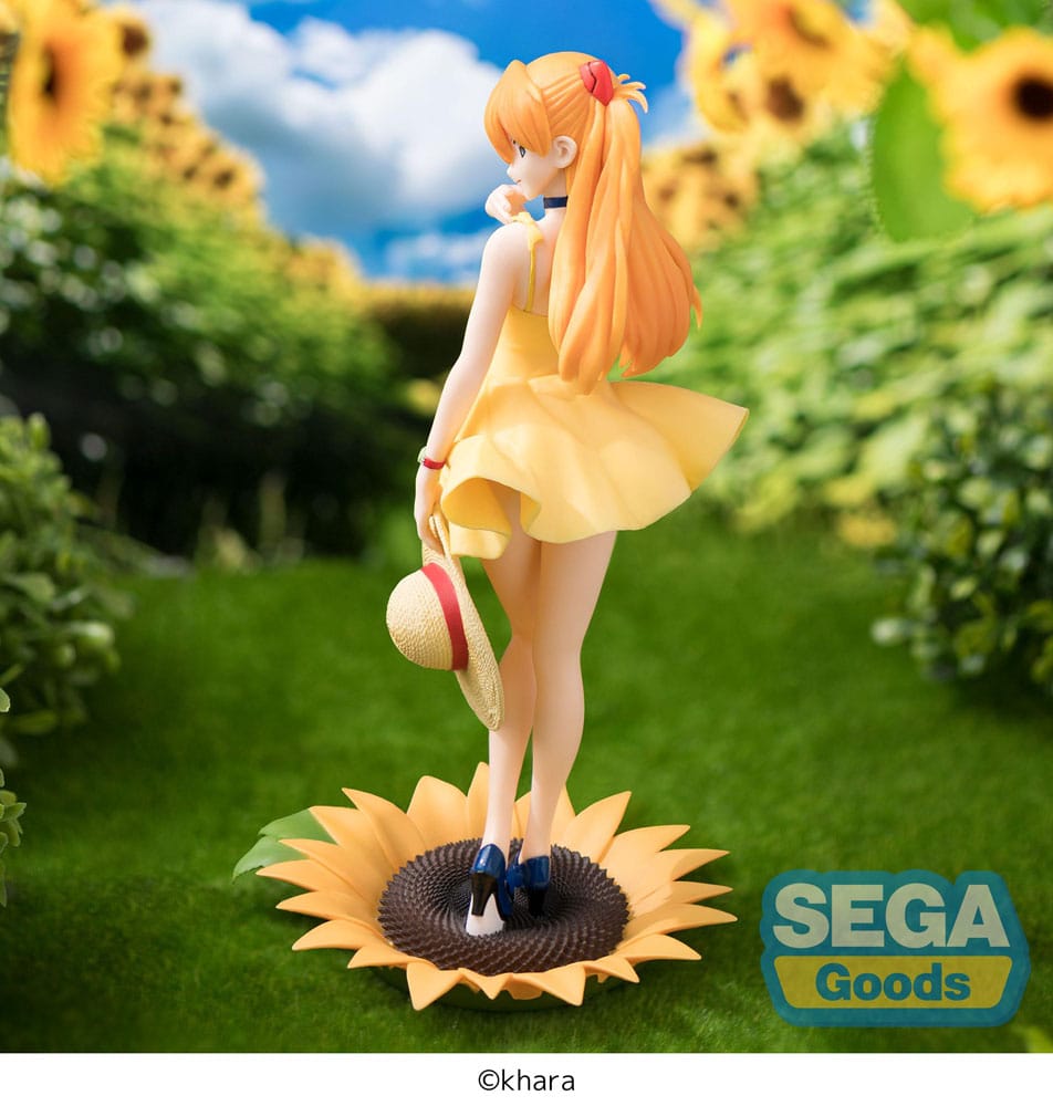 Rebuild of Evangelion Luminasta PVC Statue Asuka Summer Dress Ver. 2 24 cm - M 3