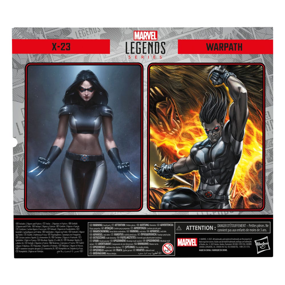 Marvel Legends 6in X-23 & Warpath 2Pk - M 6