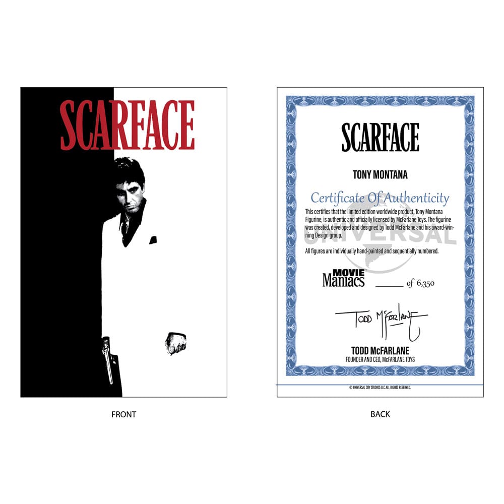 Movie Maniacs 6in Tony Montana (Scarface) Figurine - M 6