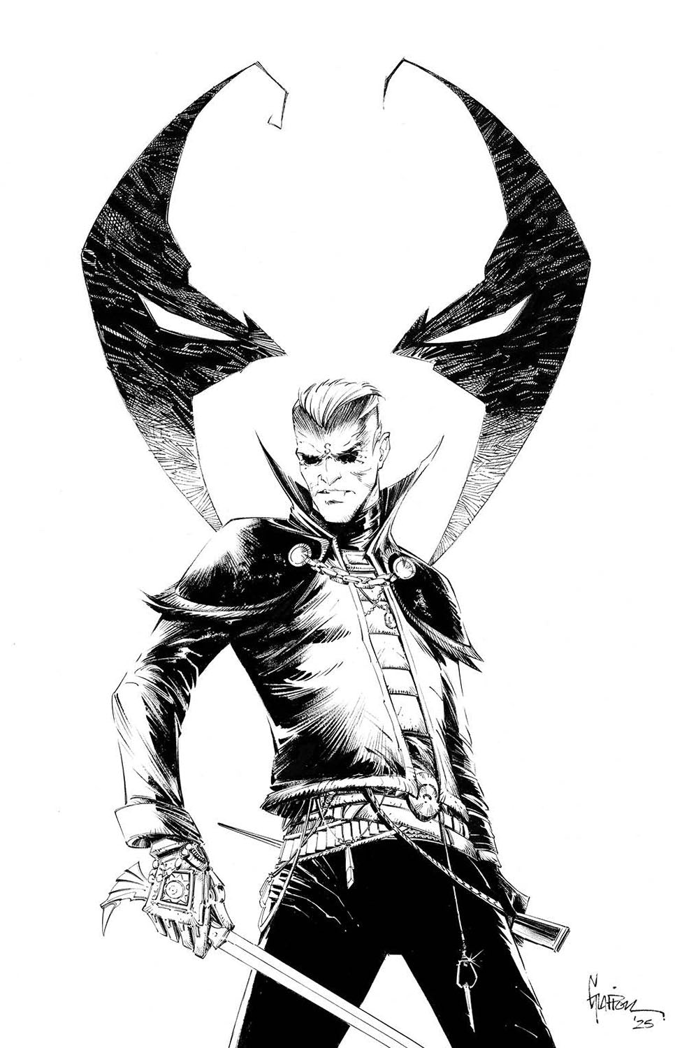 2025 - Spawn The Curse Of Sherlee Johnson #5 Cvr C Jonathan Glapion B&W Virgin Var - M - ENG 1