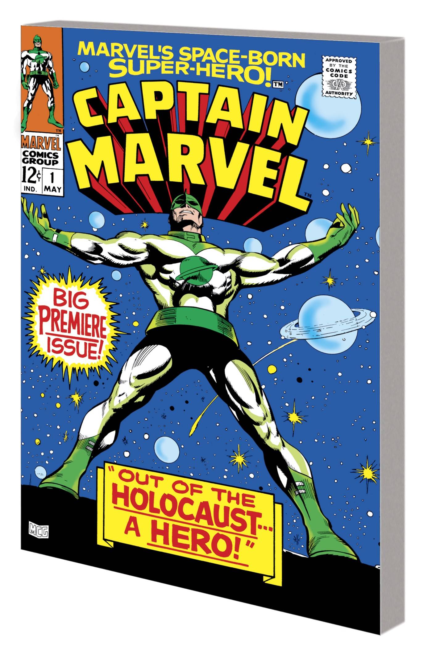 2023 - Mighty Marvel Masterworks: Captain Marvel TP #1 Var. B - M - ENG - PRE-ORDER 1
