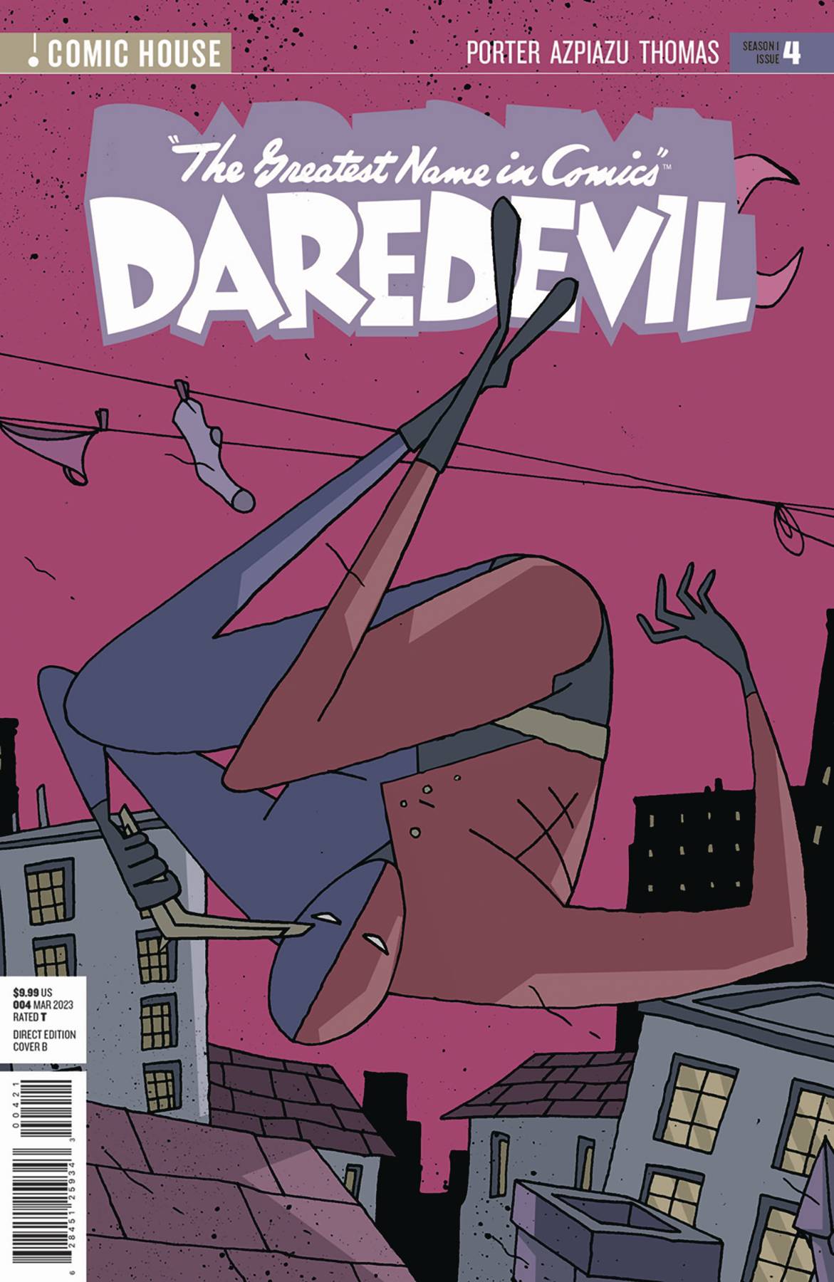 2023 - The Greatest Name in Comics: Daredevil #4 Var. B - M - ENG - PRE-ORDER 1