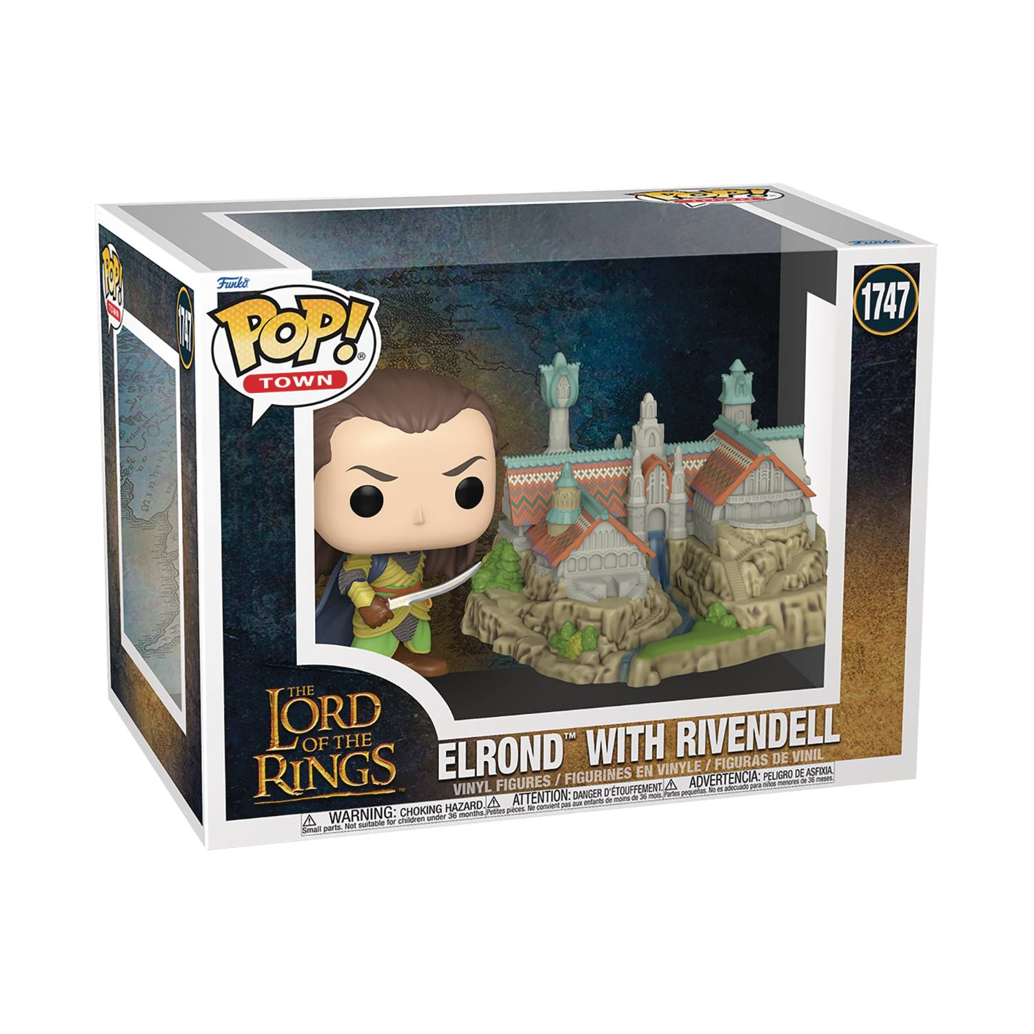 Pop Town Lord of The Rings s8 Elrond and Rivendell Fig - M 1