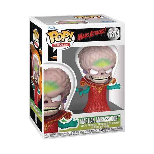 Pop Movies Mars Attacks Alien Leader Fig - M 1