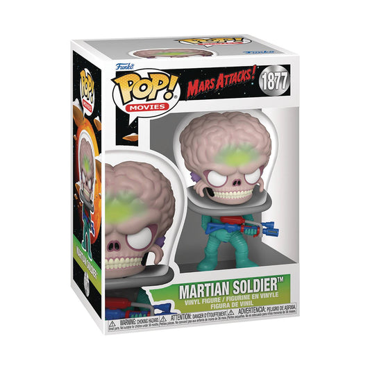 Pop Movies Mars Attacks Alien Soldier Fig - M 1