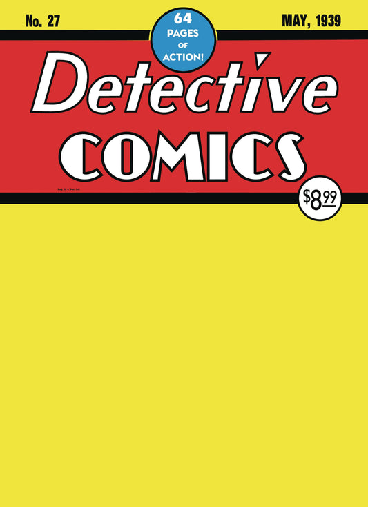 2024 - Detective Comics, Vol. 1 #27 Var. Z - The Bat-Man / Speed Saunders / Buck Marshall / Spy / The Crimson Avenger / Bruce Nelson / The Mysterious Fu Manchu! / Cosmo, The Phantom of Disguise / Plain Clothes Pete / Slam Bradley - M - ENG - PRE-ORDER 1
