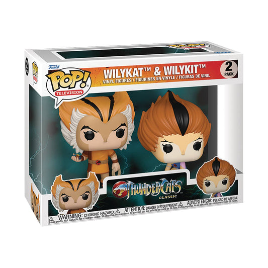 Pop Animation Thundercats s3 Wilykat & Wilykit 2-Pack Fig - M 1