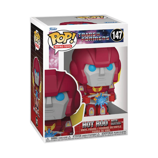 Pop Vinyl Transformers s4 Hot Rod With Matrix Fig - M 1