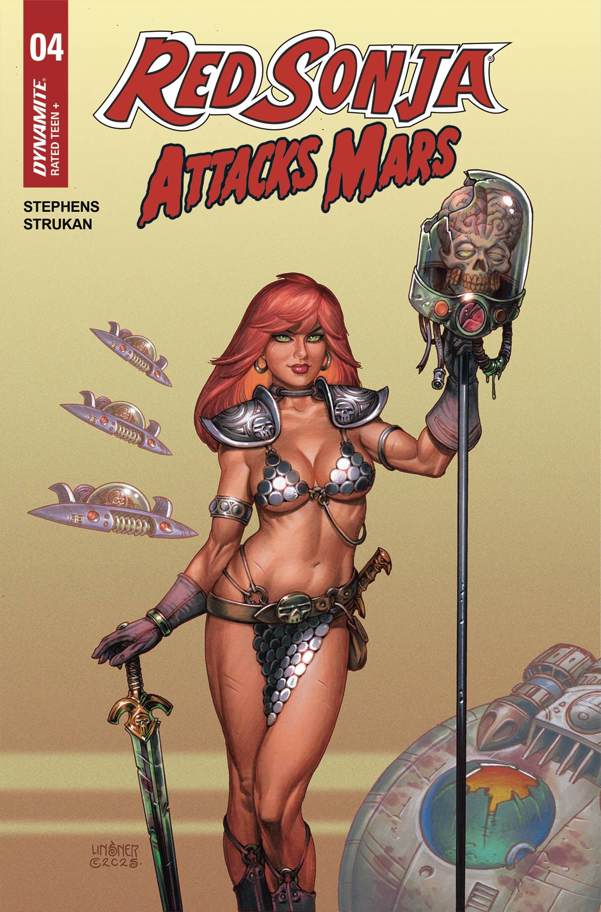 2025 - Red Sonja Attacks Mars #4 Var. A - M - ENG 1