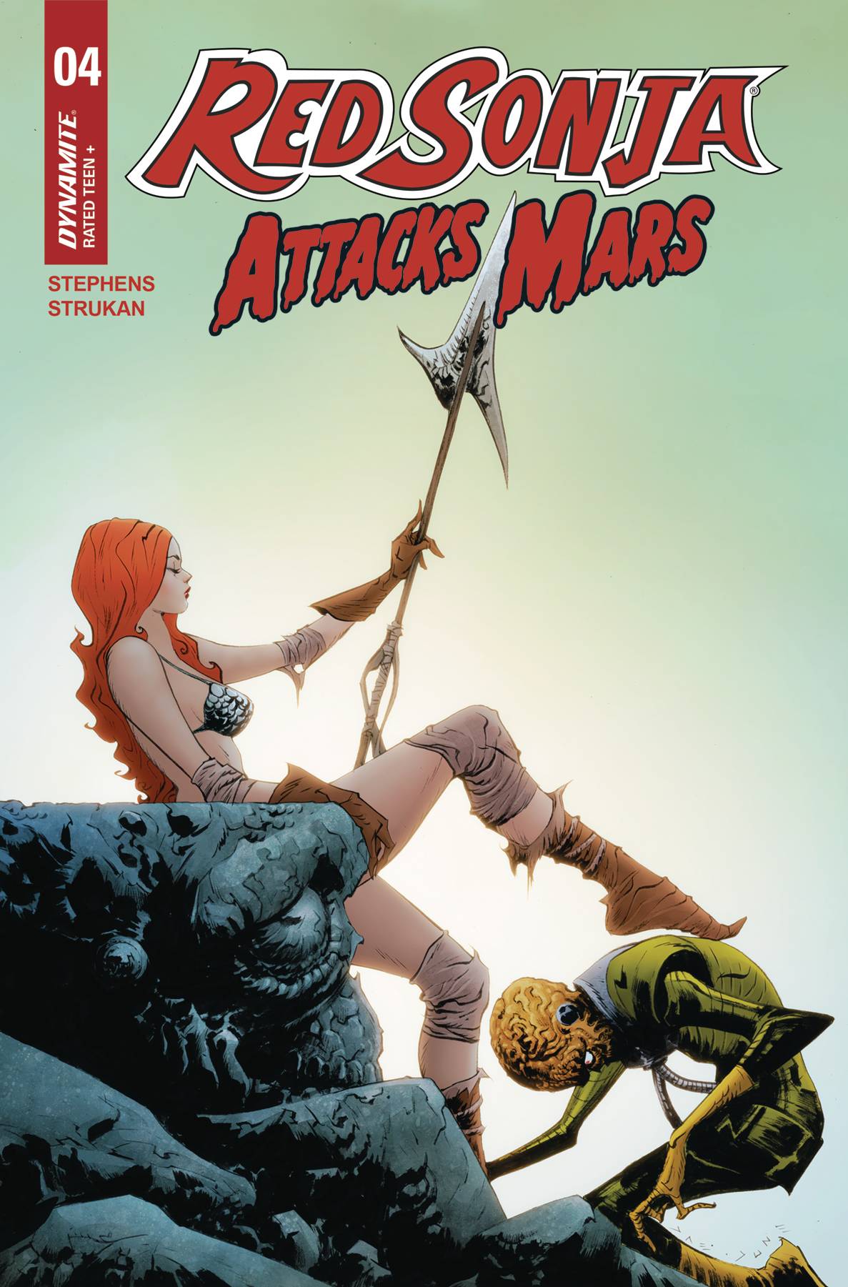 2025 - Red Sonja Attacks Mars #4 Var. B - M - ENG 1
