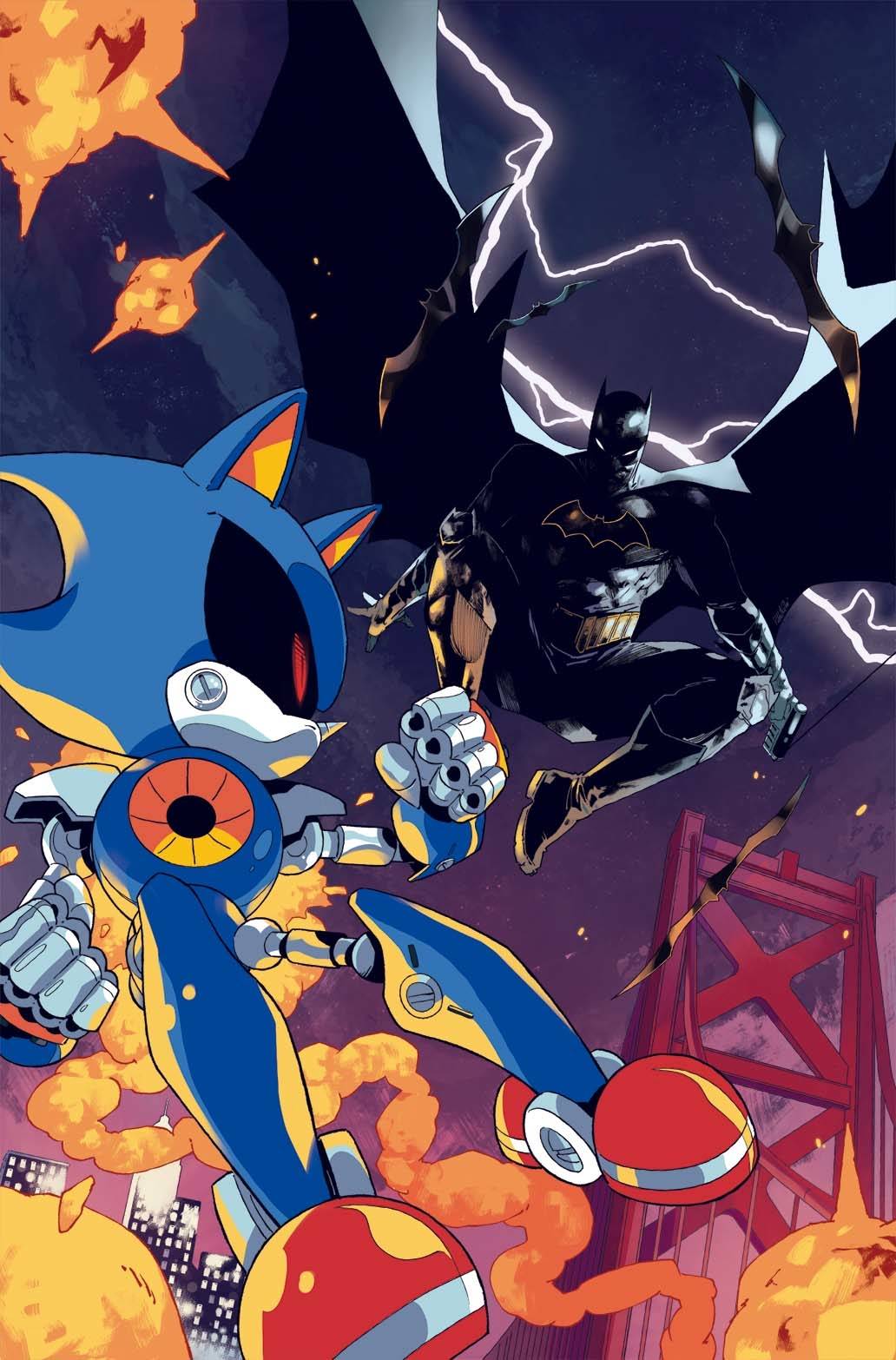 2025 - DC X Sonic The Hedgehog #4 Var. A - M - ENG 1