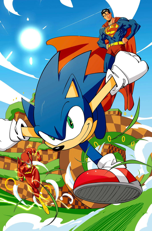 2025 - DC X Sonic The Hedgehog #4 Var. B - M - ENG 1