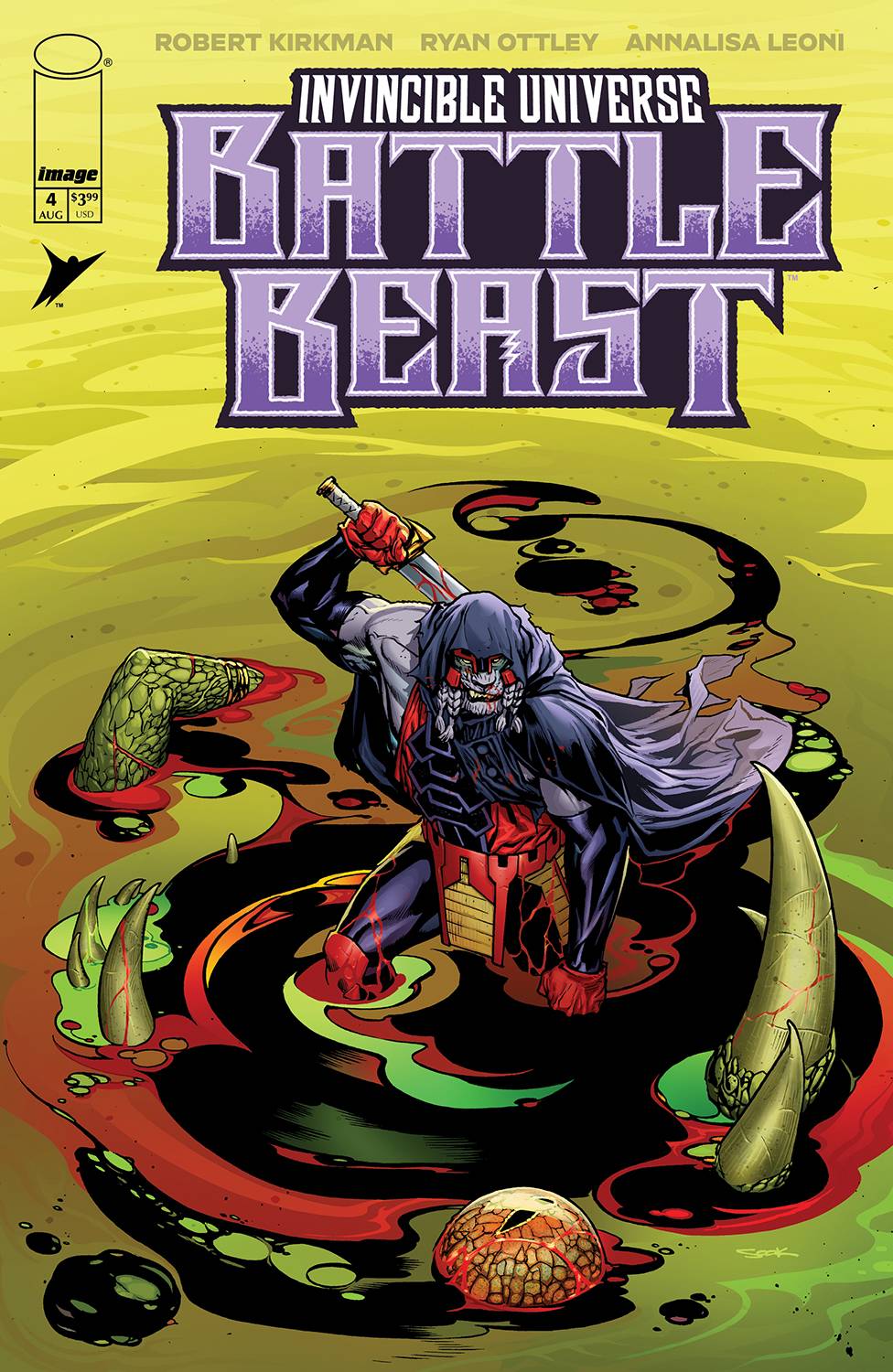 2025 - Invincible Universe: Battle Beast #4 Var. B - M - ENG 1