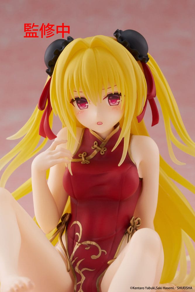 To Love Ru Darkness Statue Golden Darkness - Chinese Dress 13cm - M 4