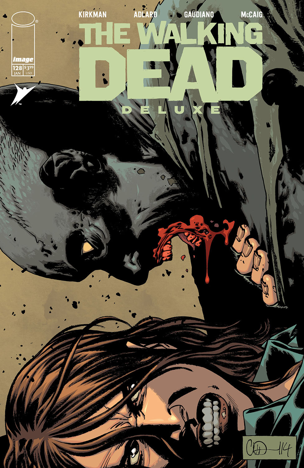 2025 - Walking Dead Deluxe #128 Cvr B Charlie Adlard & Dave Mccaig Var - M - ENG 1