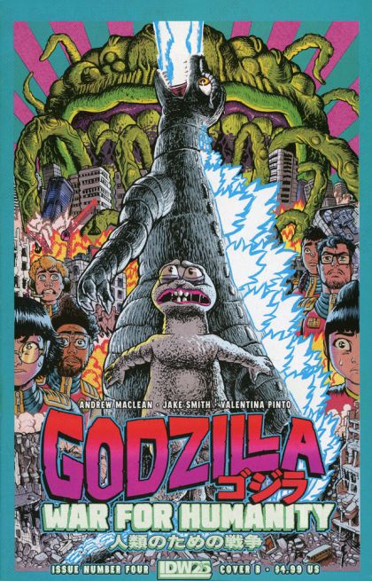 2024 - Godzilla: War for Humanity #4 Var. B - M - ENG - PRE-ORDER 1