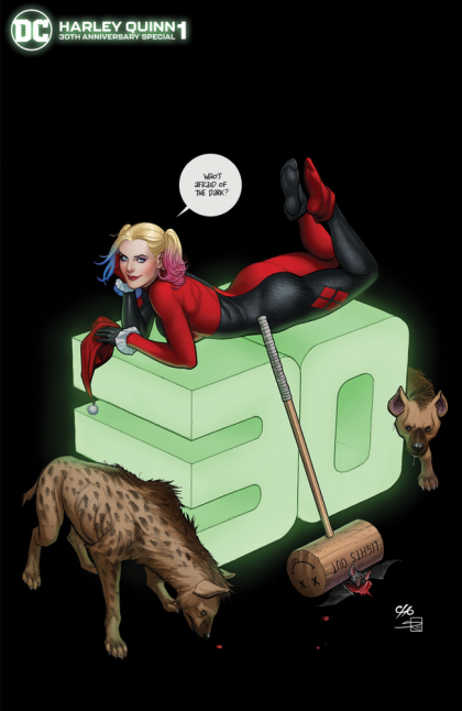 2022 - Harley Quinn: 30th Anniversary Special #1 Var. L - Uncommon Bonds; Cease and Decease; Submissive; How to Train Your Hyena; Criminal Sanity; Siren Soiree; A Legend is Born; The Last Harley Story; Troop Harley Quinn; Harley’s World - M - ENG 1