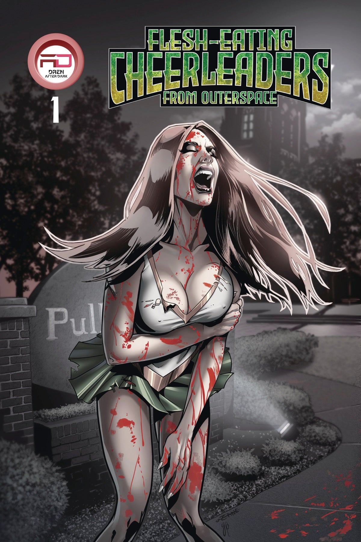 2025 - Flesh Eating Cheerleaders From Outer Space 2022 #1 Var. C - M - ENG