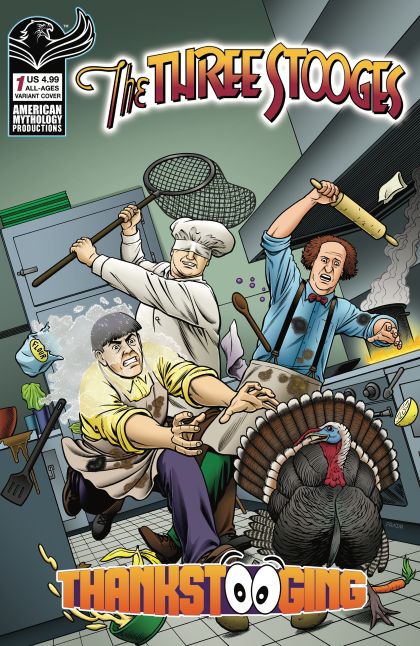 2026 - Three Stooges: Thankstooging #1 Var. B - M - ENG - PROMO 1