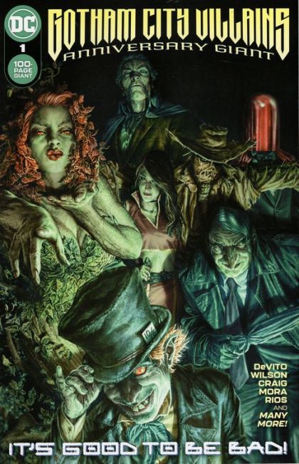 2021 - Gotham City Villains Anniversary Giant #1 Var. A - Bird Cat Love / The Fearless Man / Ophiocordyceps Lamia / For The Sky Is Red / The Perfect Fit / The Happiest Man In Gotham / Demon's Game / The Second Eye - M - ENG - PRE-ORDER 1