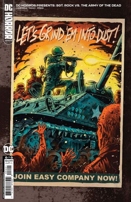 2023 - DC Horror Presents: Sgt. Rock vs. The Army of The Dead #6 Var. B - Target Zero - M - ENG - PRE-ORDER 1
