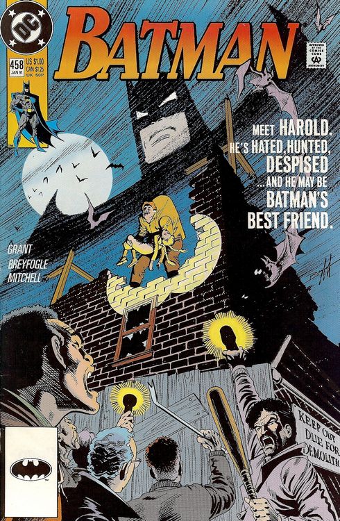 1990 - Batman, Vol. 1 #458 Var. A - Night Monsters - M - ENG 1