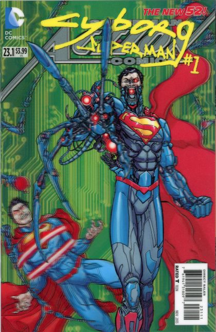 2013 - Action Comics, Vol. 2 #23 Var. .1A - Cyborg Superman: Born in Flames - M - ENG - PRE-ORDER 1
