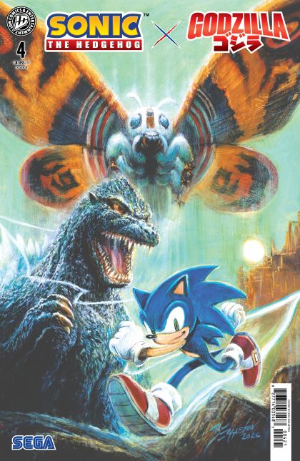 2026 - Sonic the Hedgehog X Godzilla #4 Var. B - M - ENG - PROMO 1