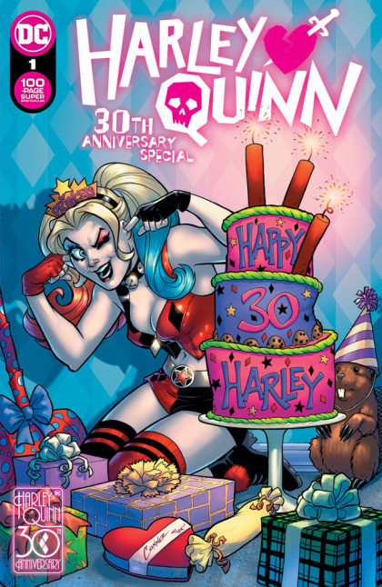 2022 - Harley Quinn: 30th Anniversary Special #1 Var. A - Uncommon Bonds; Cease and Decease; Submissive; How to Train Your Hyena; Criminal Sanity; Siren Soiree; A Legend is Born; The Last Harley Story; Troop Harley Quinn; Harley’s World - M - ENG 1