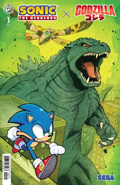 2026 - Sonic The Hedgehog X Godzilla #3 Var. A - M - ENG - PROMO 1