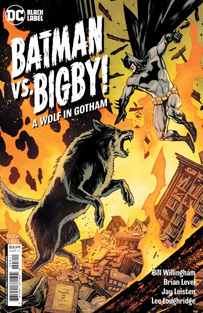 2021 - Batman vs. Bigby! A Wolf in Gotham #3 Var. A - Chapter Three: An Enthusiast's Guide to Book Burning - M - ENG - PRE-ORDER 1