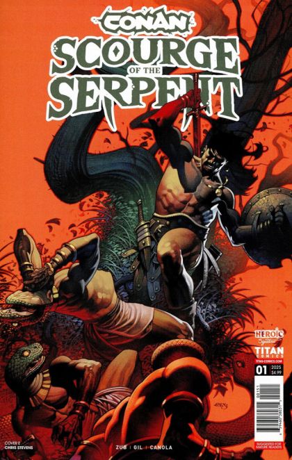 2025 - Conan The Barbarian: Scourge Of The Serpent #1 Var. E - M - ENG 1
