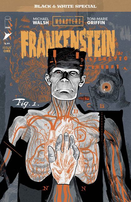 2026 - Universal Monsters: Frankenstein B&W Special #1 Var. A - M - ENG - PROMO 1