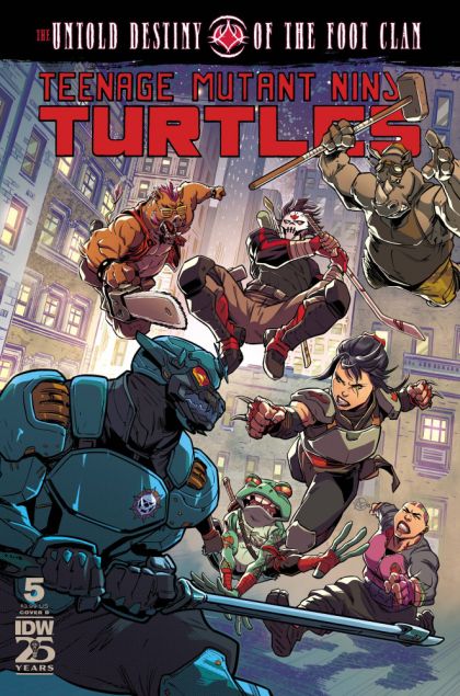 2024 - Teenage Mutant Ninja Turtles: The Untold Destiny of the Foot Clan #5 Var. B - M - ENG - PRE-ORDER 1