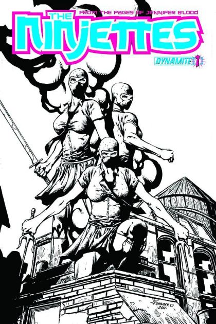 2012 - The Ninjettes, Vol. 1 #1 Var. D - Welcome To Violence - M - ENG - PRE-ORDER 1