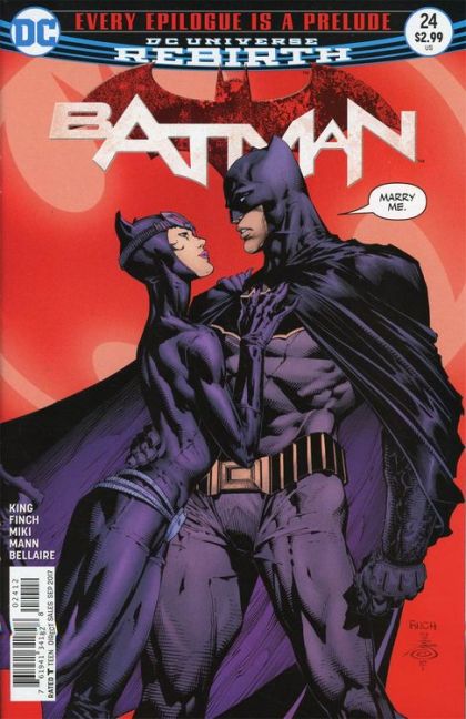 2017 - Batman, Vol. 3 #24 Var. E - Every Epilogue Is A Prelude - M - ENG - PRE-ORDER 1