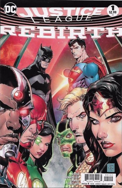 2016 - Justice League Rebirth #1 Var. D - Fear the Reaper - M - ENG - PRE-ORDER 1