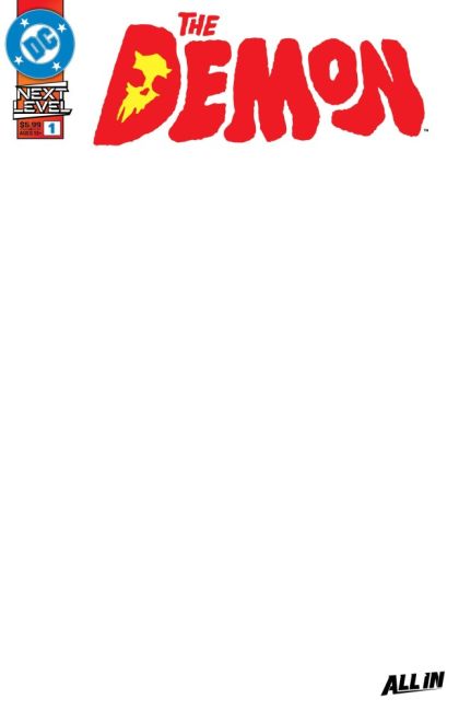 2026 - The Demon, Vol. 4 #1 Var. F - M - ENG - PRE-ORDER 1