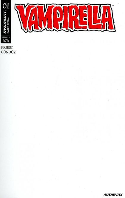 2025 - Vampirella, Vol. 8 #1 Var. H - Punching The Clock - M - ENG - PRE-ORDER 1