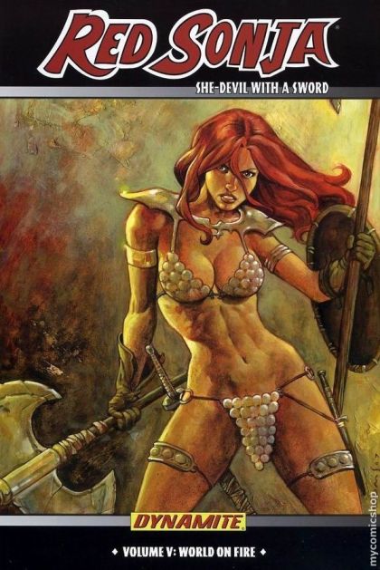 2008 - Red Sonja, Vol. 1 (Dynamite Entertainment) HC / TP #5 - Volume V: World On Fire - M - ENG 1