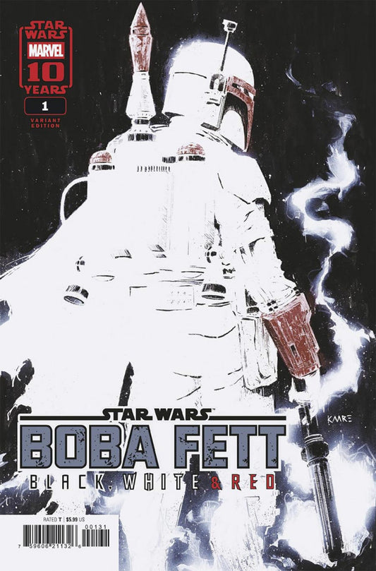 2025 - Star Wars: Boba Fett - Black, White And Red #1 Var. C - M - ENG 1